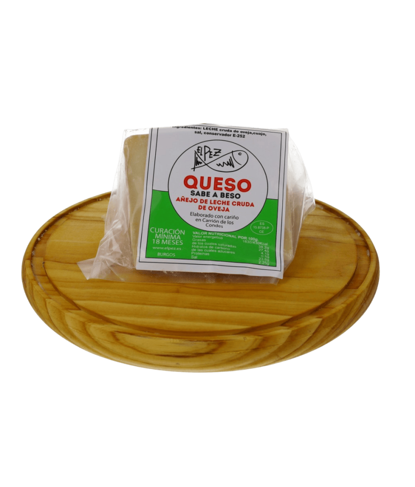 Queso Curado de Oveja El Pez – 18 Meses de Curación 300g
