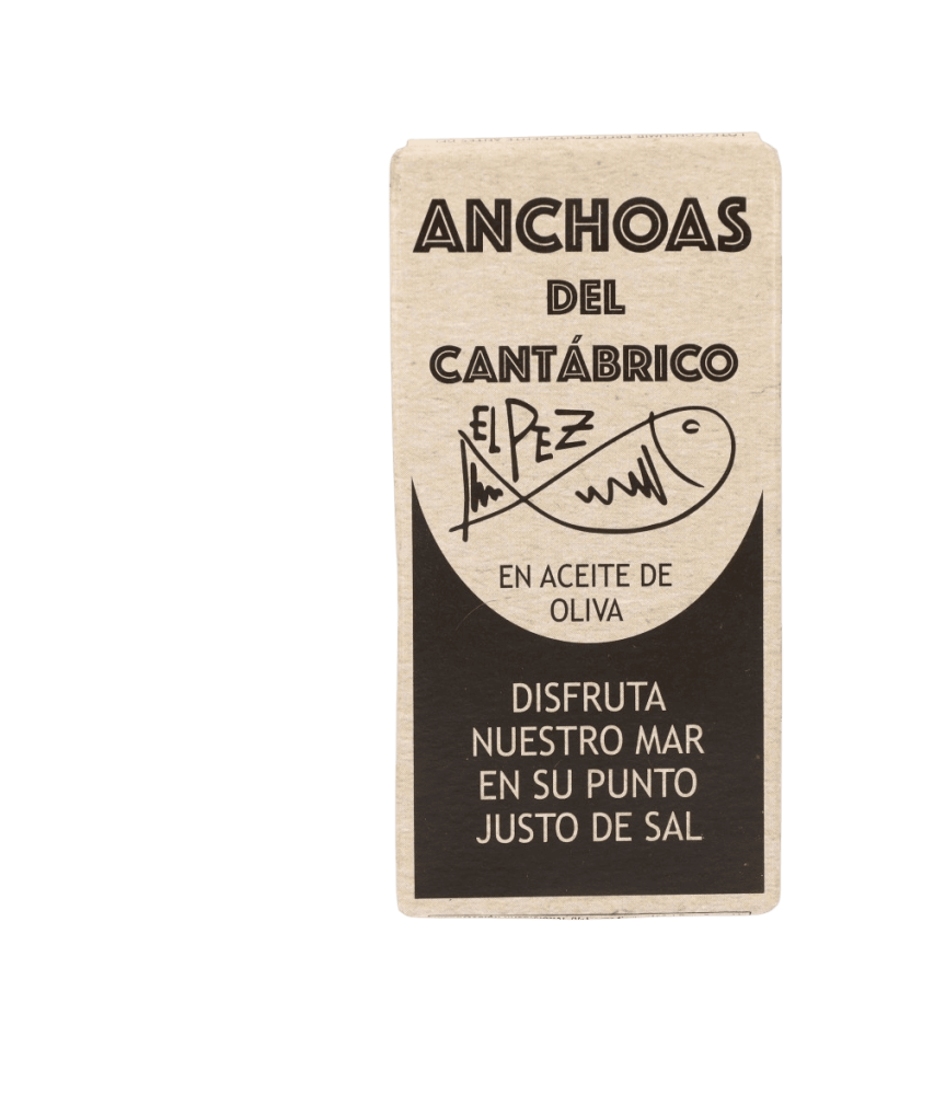 Octavillo de Anchoas El Pez – Lata gourmet para el vermut | Televermu